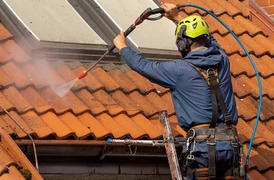 Démoussage et hydrofuge de toiture à Domazan